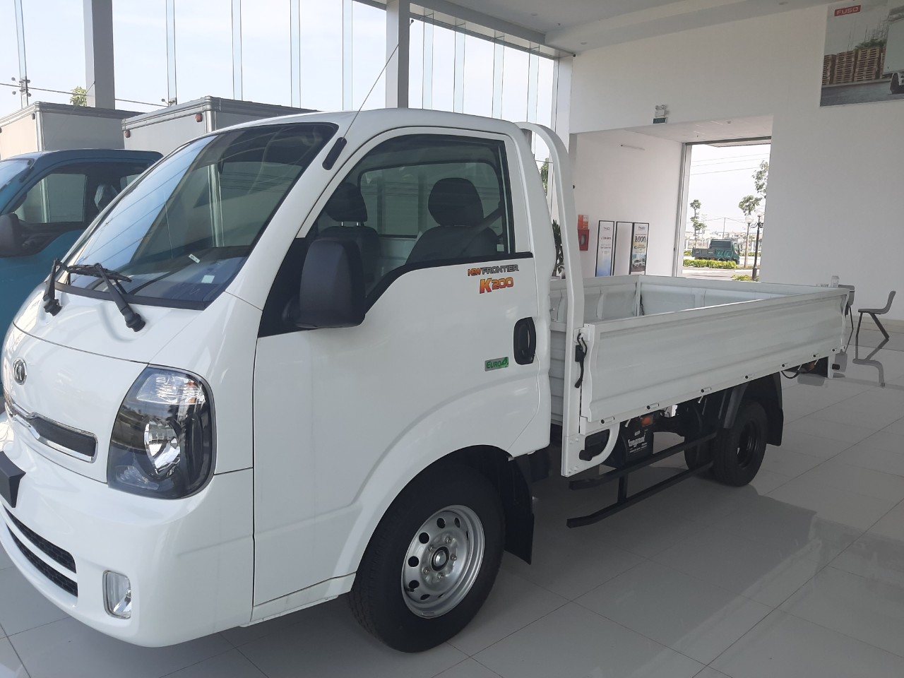 Bán Kia K200 THÙNG LỬNG sản xuất 2024, màu trắng Tại Bình Phước
